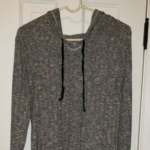 Lightweight hooded sweater